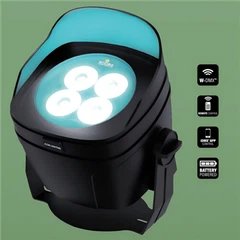 Икона осветление фабрика пуска нов продукт - светлината на безжичната батерия...